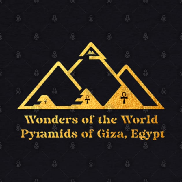 F&B Printer- Wonder of The World: Pyramids of Giza, Egypt by Da Vinci Feather